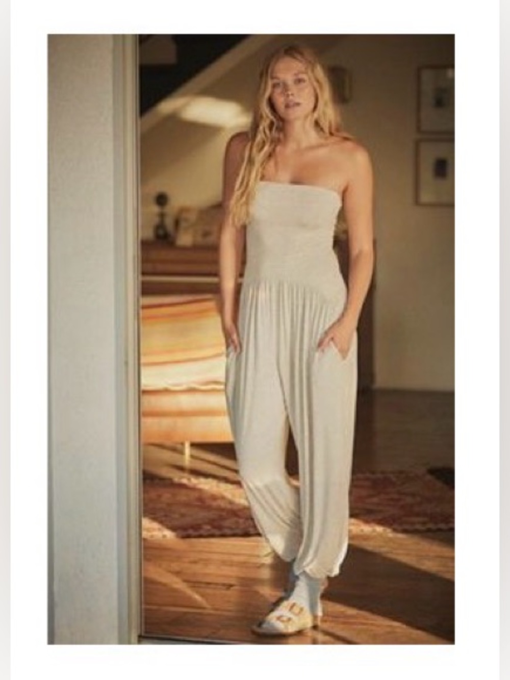 FREE PEOPLE MORA DROP-WAIST ONE PIECE